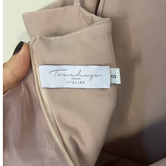 Touchup Ateliere Organza Mini Dress Blush Pink Tulle Romantic Ballerinacore sz S - Picture 6 of 6